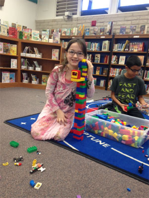 Lego Club students